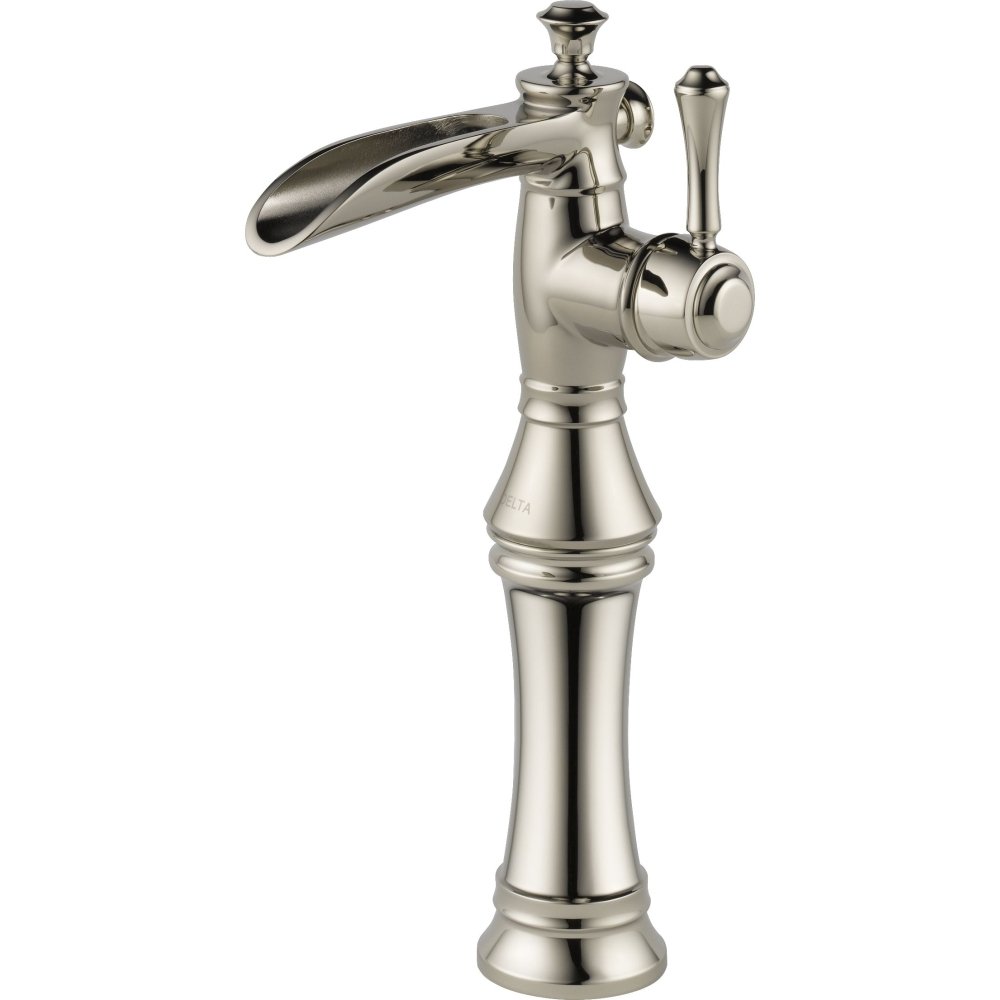 Delta Faucet 798LF-PN Cassidy Single Handle Single Hole Waterfall